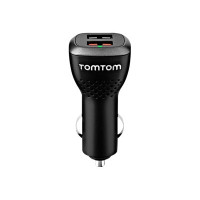 Produktbild för TomTom High-Speed Dual Charger strömadapter för bil - USB