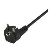 Produktbild för StarTech 2m (6ft) Computer Power Cord, 18AWG, EU Schuko to 2x C13 Power Cord, 10A 250V, Black Replacement AC Cord, TV/Monitor Power Cable, Schuko CEE 7/7 to IEC 60320 2x C13 Power Cord - PC Power Supply Cable - strömkabel - power CEE 7/7 till power IEC 60