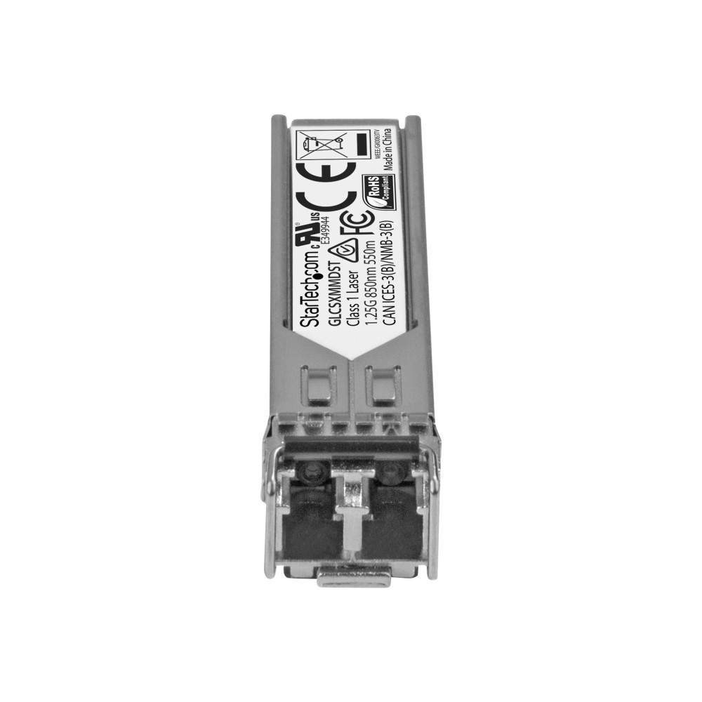 Produktbild för Startech Cisco GLC-SX-MMD-kompatibel SFP-sändtagarmodul - 1000BASE-SX - SFP-sändar/mottagarmodul (mini-GBIC) - 1GbE