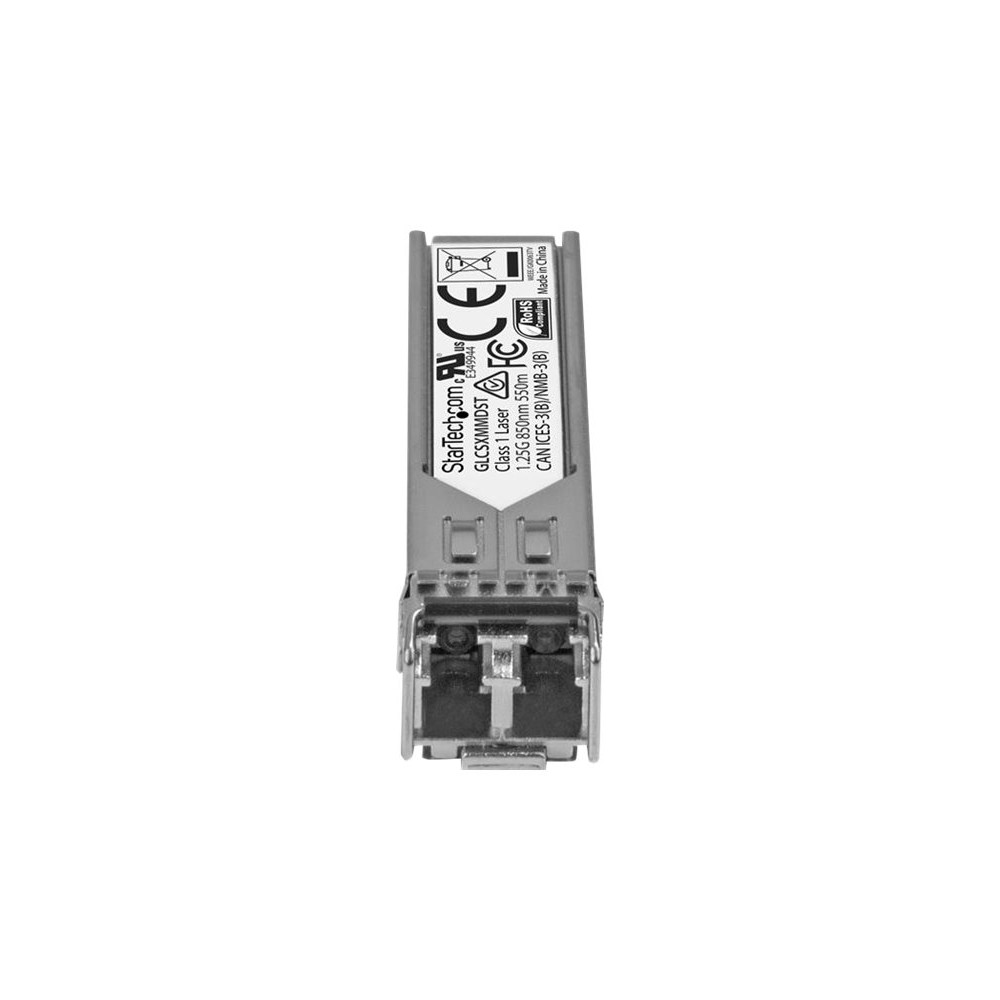 Produktbild för Startech Cisco GLC-SX-MMD-kompatibel SFP-sändtagarmodul - 1000BASE-SX - SFP-sändar/mottagarmodul (mini-GBIC) - 1GbE
