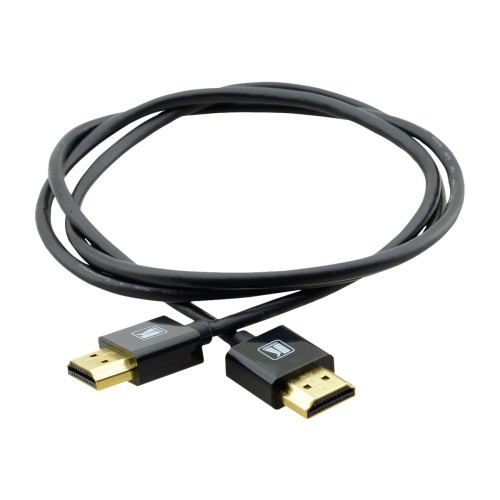 Kramer Electronics Kramer C-HM/HM/PICO Series C-HM/HM/PICO/BK-1 - HDMI-kabel med Ethernet - 30 cm