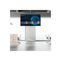 Produktbild för Startech TV-takfäste - 1,06 till 1,52 m stång fäste - för platt panel - svart