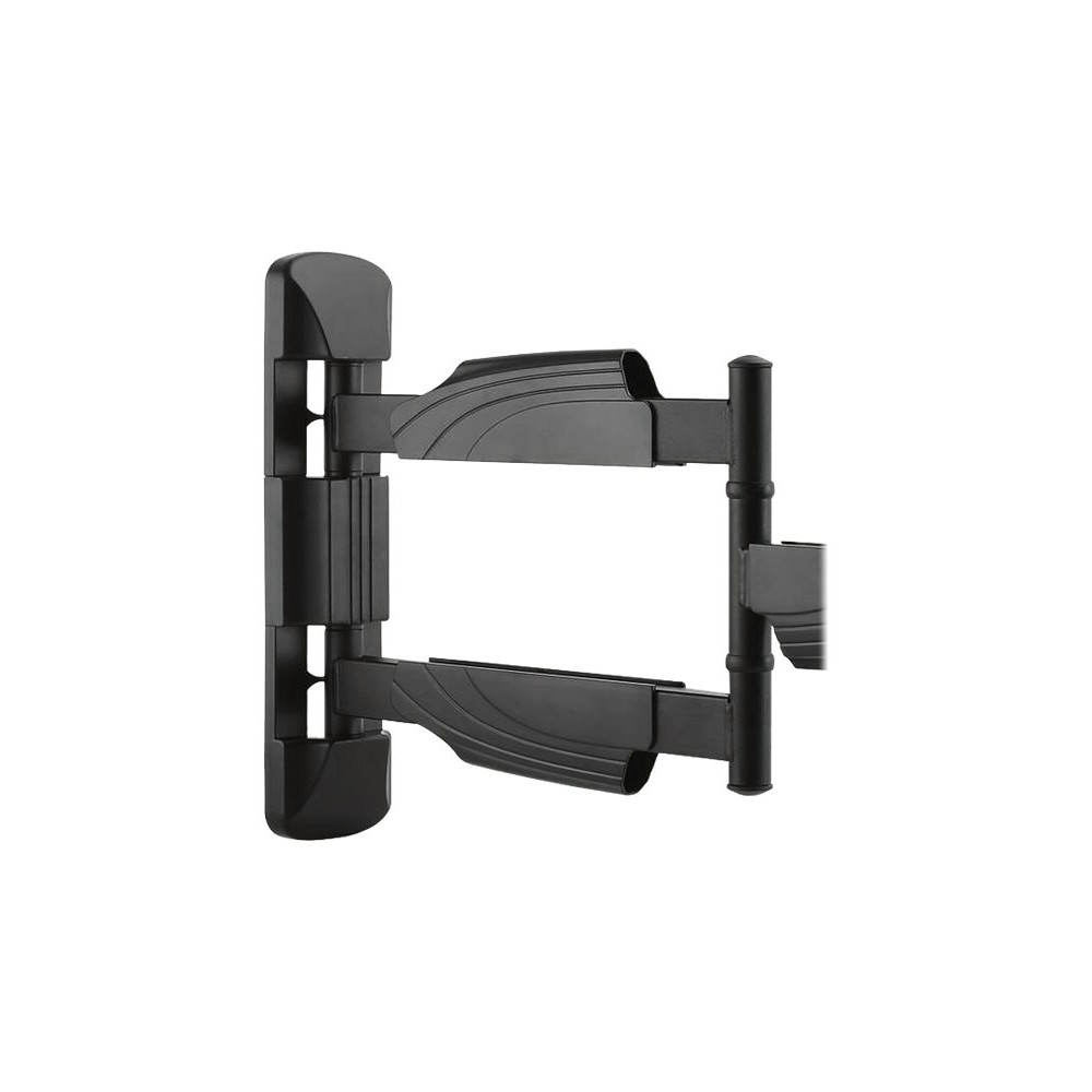 Produktbild för Startech Fullt rörligt TV-väggfäste - 32-55 tums (35 kg) VESA-skärmar - Universellt TV-väggfäste med låg profil för platta skärmar - Kraftig och justerbar ledad arm som kan lutas/vridas monteringssats - för TV - svart