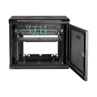 Produktbild för StarTech.com 9U väggmonterat serverrackskåp - 15 tum djup - rackmonteringsskåp - 9U