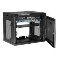 Produktbild för StarTech.com 9U väggmonterat serverrackskåp - 15 tum djup - rackmonteringsskåp - 9U