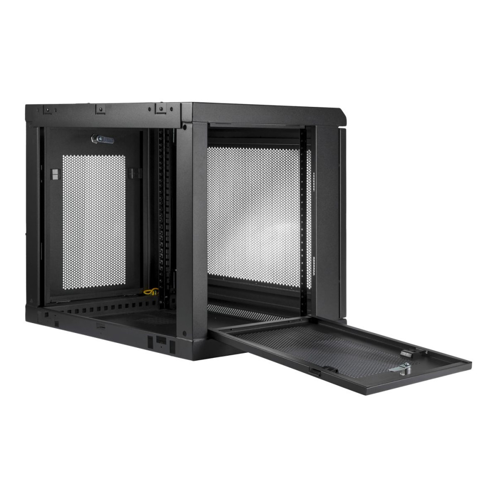 Produktbild för StarTech.com 9U väggmonterat serverrackskåp - 15 tum djup - rackmonteringsskåp - 9U