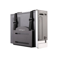 Produktbild för StarTech.com CPU-rack - Justerbart väggrack för dator fäste - för CPU - svart