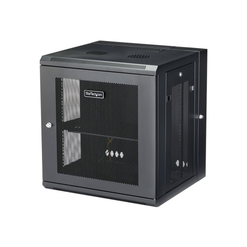 StarTech.com StarTech.com 12U väggmonterat serverrackskåp - upp till 16 tum (40,6 cm) djupt - gångjärnsupphängning - rackmonteringsskåp - 12U