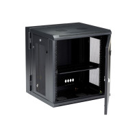 Produktbild för StarTech.com 12U väggmonterat serverrackskåp - upp till 16 tum (40,6 cm) djupt - gångjärnsupphängning - rackmonteringsskåp - 12U