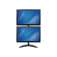 Produktbild för StarTech.com Stativ för dubbla skärmar - vertikal ställ - för 2 monitorer - svart