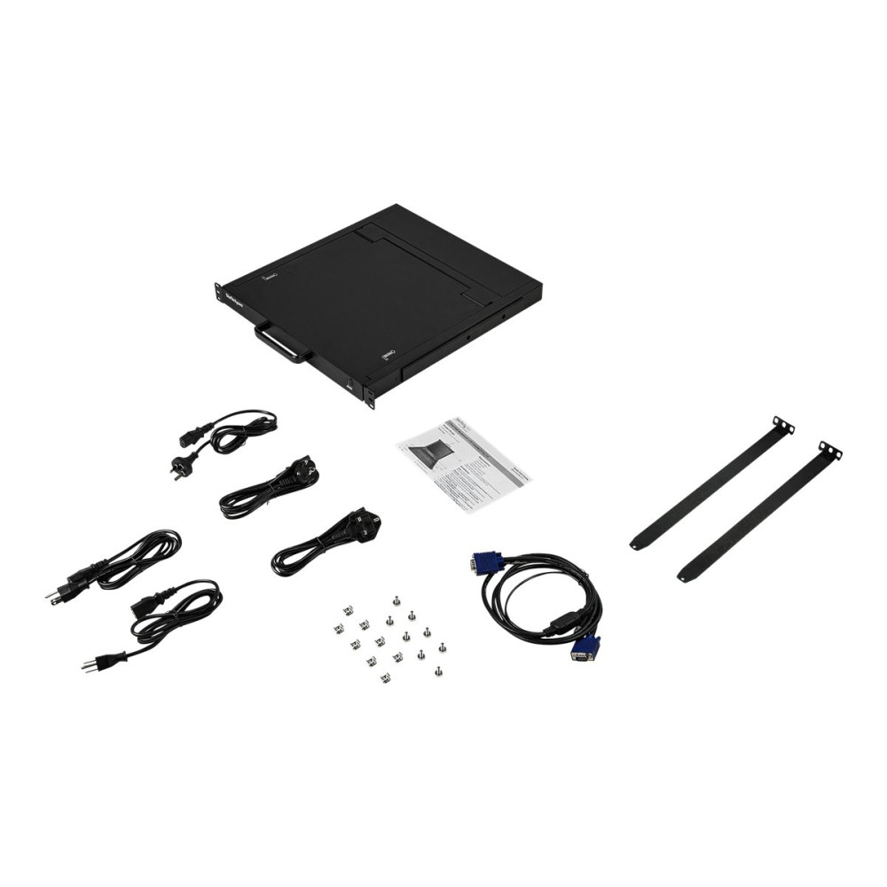 Produktbild för StarTech.com 1U enports KVM-konsol för serverrack - 17 tum - KVM-konsol - 17"
