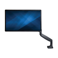 Produktbild för StarTech.com Skrivbordsmonterad monitorarm - Kraftig ergonomisk VESA-monitorarm - En skärm på 9 kg - Rörlig i alla riktningar, höjdjusterbar, ledad - Aluminium - C-klämma/genomföring - Svart monteringssats - justerbar arm - för LCD-display - svart