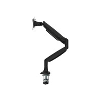 Produktbild för StarTech.com Skrivbordsmonterad monitorarm - Kraftig ergonomisk VESA-monitorarm - En skärm på 9 kg - Rörlig i alla riktningar, höjdjusterbar, ledad - Aluminium - C-klämma/genomföring - Svart monteringssats - justerbar arm - för LCD-display - svart