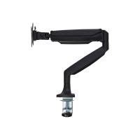 Produktbild för StarTech.com Skrivbordsmonterad monitorarm - Kraftig ergonomisk VESA-monitorarm - En skärm på 9 kg - Rörlig i alla riktningar, höjdjusterbar, ledad - Aluminium - C-klämma/genomföring - Svart monteringssats - justerbar arm - för LCD-display - svart