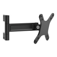 Produktbild för StarTech.com Väggmonterad monitorarm - dubbelt vridbar monteringssats - justerbar arm - för LCD-display - svart