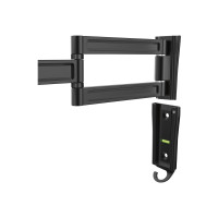 Produktbild för StarTech.com Väggmonterad monitorarm - dubbelt vridbar monteringssats - justerbar arm - för LCD-display - svart