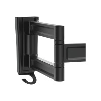 Produktbild för StarTech.com Väggmonterad monitorarm - dubbelt vridbar monteringssats - justerbar arm - för LCD-display - svart