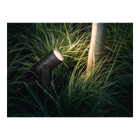 Produktbild för Philips Hue White and Color Ambiance Lily - spotlight - LED - 8 W - 16 miljoner färger - 2200-6500 K - svart, matt krom