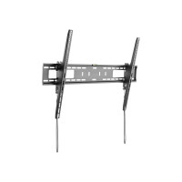 Produktbild för StarTech.com Tv-väggmontering stöder 60-100 tum VESA-skärmar (75 kg) - Kraftig och lutningsbar tv-väggmontering för universalbruk - Justerbart monteringsfäste för stora platta skärmar - Lågprofil fäste - för TV - svart