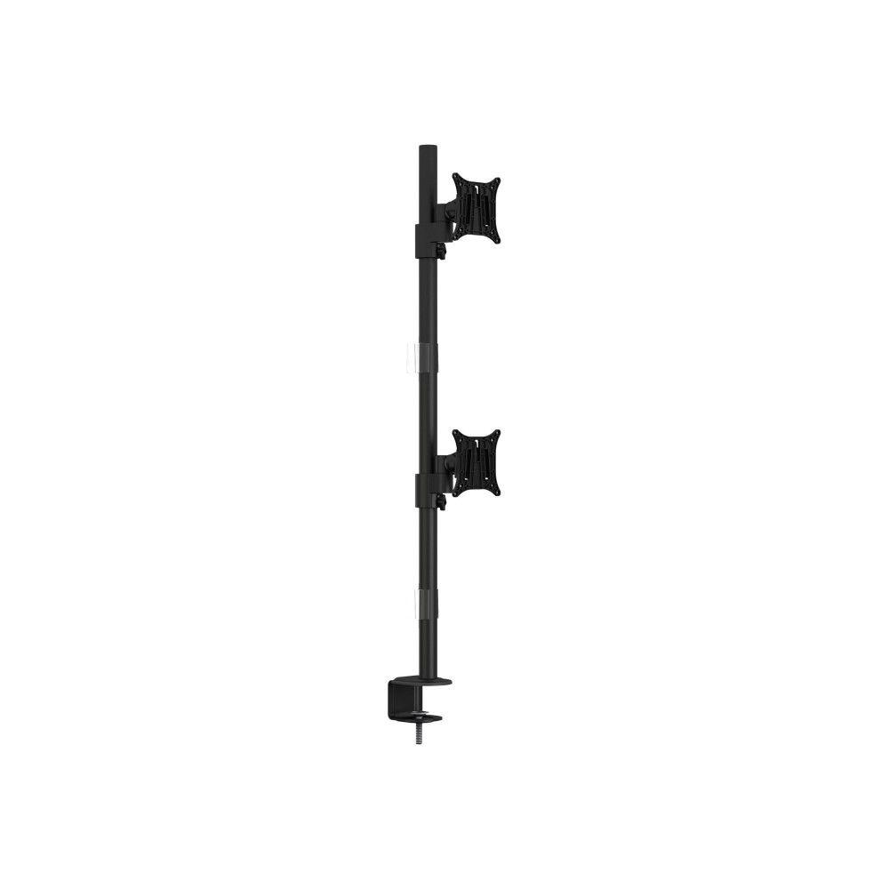 Produktbild för Multibrackets M VESA Deskmount Officeline Dual Vertical monteringssats - för 2 LCD-bildskärmar - svart