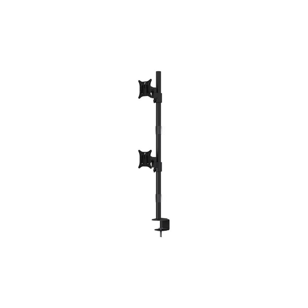 Produktbild för Multibrackets M VESA Deskmount Officeline Dual Vertical monteringssats - för 2 LCD-bildskärmar - svart