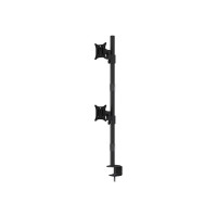 Produktbild för Multibrackets M VESA Deskmount Officeline Dual Vertical monteringssats - för 2 LCD-bildskärmar - svart