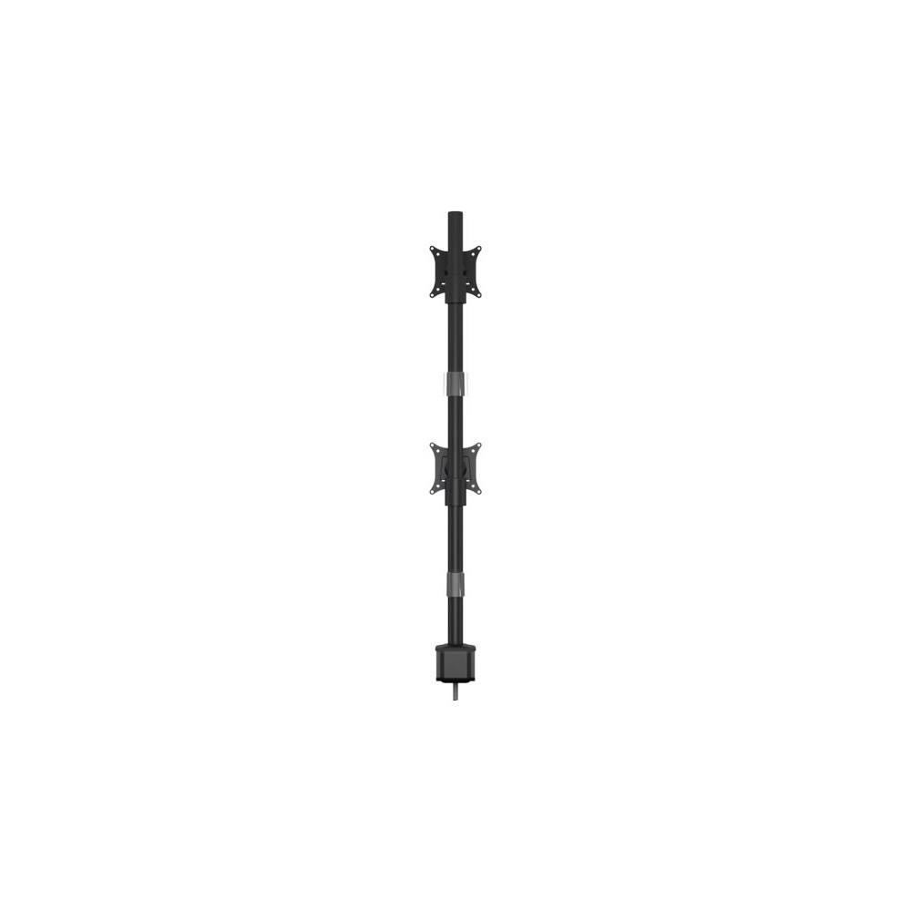 Produktbild för Multibrackets M VESA Deskmount Officeline Dual Vertical monteringssats - för 2 LCD-bildskärmar - svart