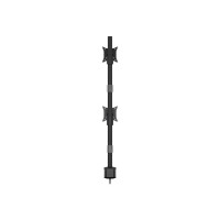 Produktbild för Multibrackets M VESA Deskmount Officeline Dual Vertical monteringssats - för 2 LCD-bildskärmar - svart