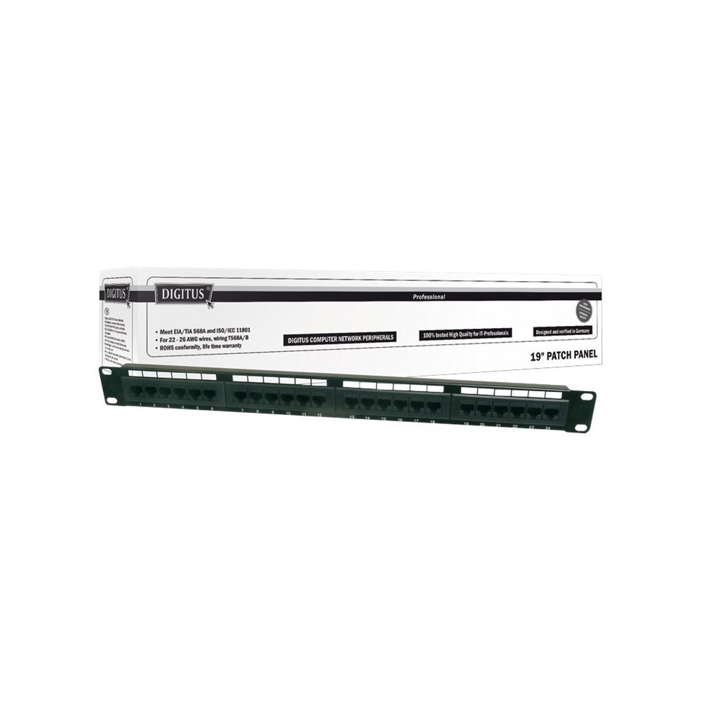 Produktbild för DIGITUS patch-panel - 2U - 19"
