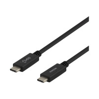 Produktbild för DELTACO - USB typ C-kabel - USB-C till USB-C - 1 m