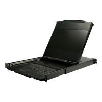 Produktbild för StarTech.com 17-tums HD-rackmonterad KVM-konsol - Dual Rail - KVM-konsol - Full HD (1080p) - 17.3"