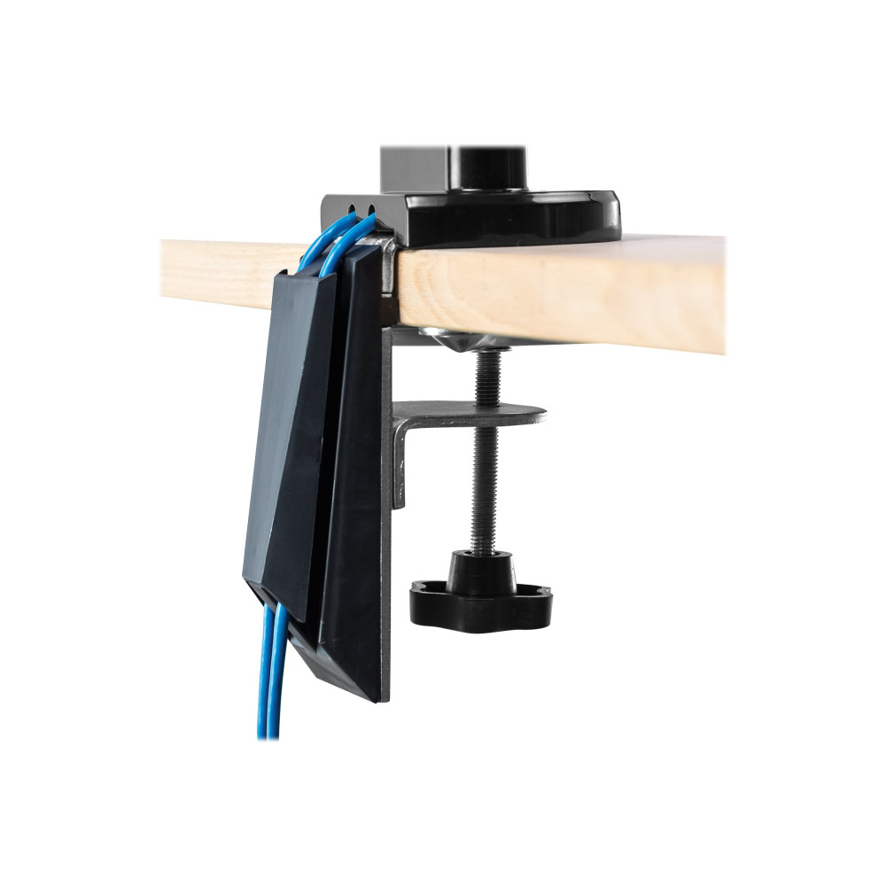 Produktbild för Fellowes Platinum Series Dual Monitor Arm monteringssats - justerbar arm - för 2 monitorer - svart
