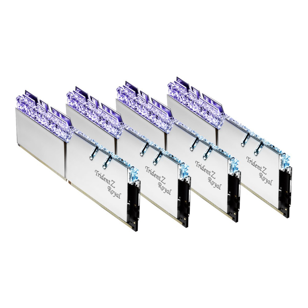 Produktbild för G.Skill Trident Z Royal Series - DDR4 - sats - 64 GB: 4 x 16 GB - DIMM 288-pin - 3200 MHz / PC4-25600 - ej buffrad