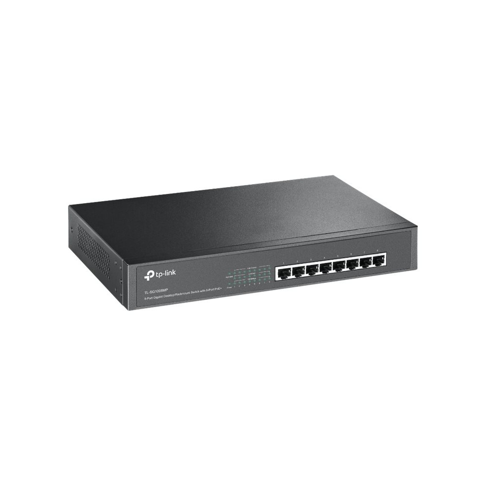 Produktbild för TP-Link TL-SG1008MP - switch - 8 portar - ohanterad - rackmonterbar