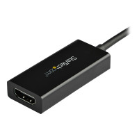 Produktbild för StarTech.com USB 3.1 Type C to HDMI Adapter with HDR - 4K 60Hz - TB3 Compatible - Windows & Mac Compatible Black USB C to HDMI Monitor Converter (CDP2HD4K60H) - extern videoadapter - MegaChips MCDP2900 - svart