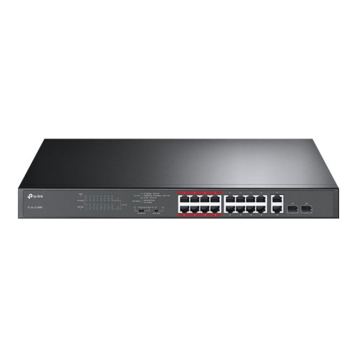 TP-LINK Technologies TP-Link TL-SL1218MP - switch - 16 portar - ohanterad - rackmonterbar