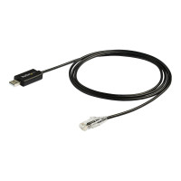 Produktbild för StarTech.com 1,8 m Cisco USB-konsolkabel - USB till RJ45 - seriell kabel - 1.8 m - svart