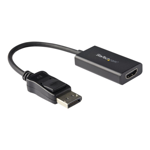 StarTech.com StarTech.com DisplayPort till HDMI-adapter - 4K 60 Hz HDR10 Aktiv DisplayPort 1.4 till HDMI 2.0b videokonverterare - 4K DP till HDMI-adapterdongel för monitor/skärm/TV - DP-kontakt med låsning - videokort - DisplayPort / HDMI - 25.16 cm