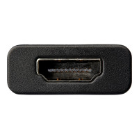 Produktbild för StarTech.com DisplayPort till HDMI-adapter - 4K 60 Hz HDR10 Aktiv DisplayPort 1.4 till HDMI 2.0b videokonverterare - 4K DP till HDMI-adapterdongel för monitor/skärm/TV - DP-kontakt med låsning - videokort - DisplayPort / HDMI - 25.16 cm