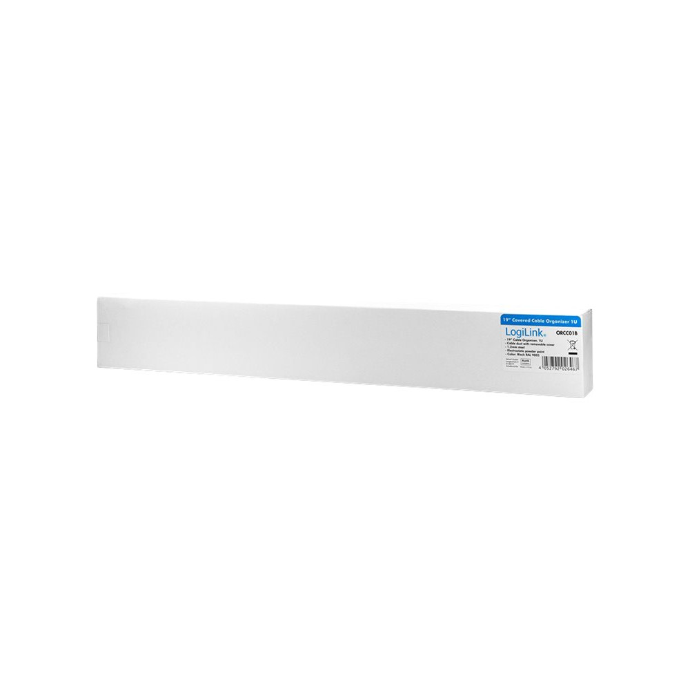 Produktbild för LogiLink kabelhållare - 1U - 19"