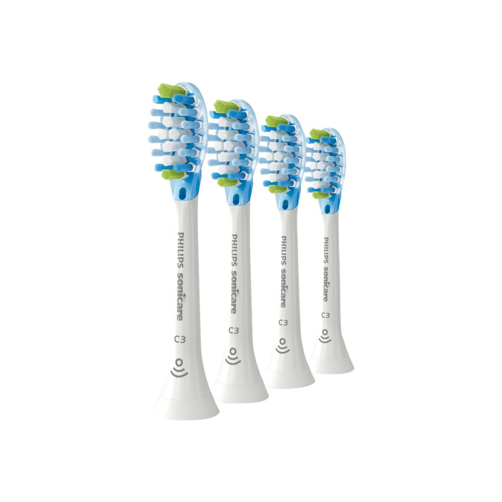 Produktbild för Philips Sonicare C3 Premium HX9044 Plaque Control - extra tandborsthuvud - vit