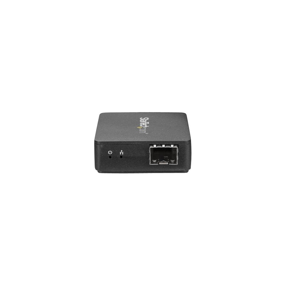 Produktbild för Startech USB 3.0 för fiberoptik-omvandlare - Kompakt USB till öppen SFP-adapter - USB till gigabit-nätverksadapter - Kompatibel med USB 3.0-fiberadapter med multiläge (MMF)/enkelläge Fiber (SMF) - nätverksadapter - USB 3.0 - 1000Base-LX/1000Base-SX x 1