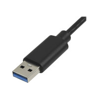 Produktbild för Startech USB 3.0 för fiberoptik-omvandlare - Kompakt USB till öppen SFP-adapter - USB till gigabit-nätverksadapter - Kompatibel med USB 3.0-fiberadapter med multiläge (MMF)/enkelläge Fiber (SMF) - nätverksadapter - USB 3.0 - 1000Base-LX/1000Base-SX x 1