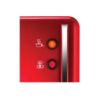 Produktbild för UNOLD 48535 Retro - popcornmaskin - red metallic/transparent