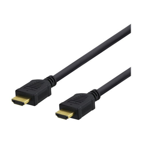 Deltaco DELTACO HDMI-1020D - HDMI-kabel med Ethernet - 2 m