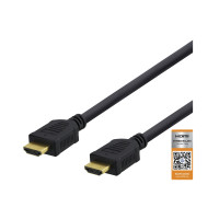 Produktbild för DELTACO HDMI-1020D - HDMI-kabel med Ethernet - 2 m