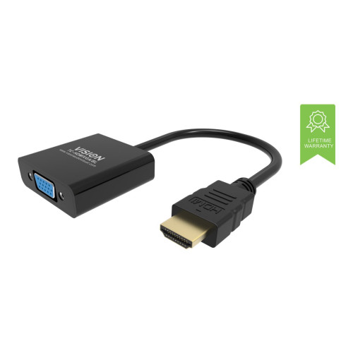 Vision VISION Professional videokort - HDMI / VGA - 23 cm