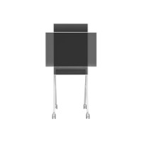 Produktbild för Vision VFM-F10 vagn - för platt panel - offwhite