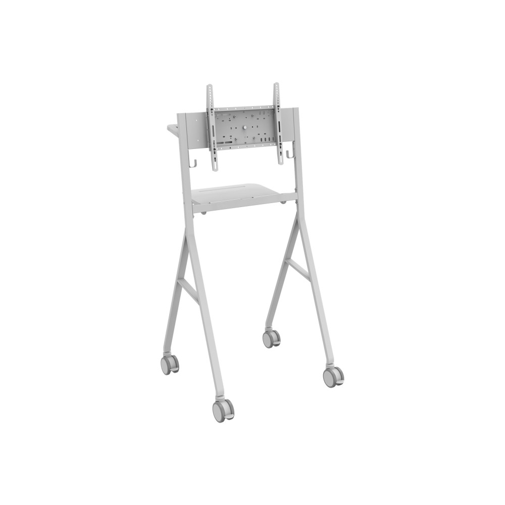 Produktbild för Vision VFM-F10 vagn - för platt panel - offwhite