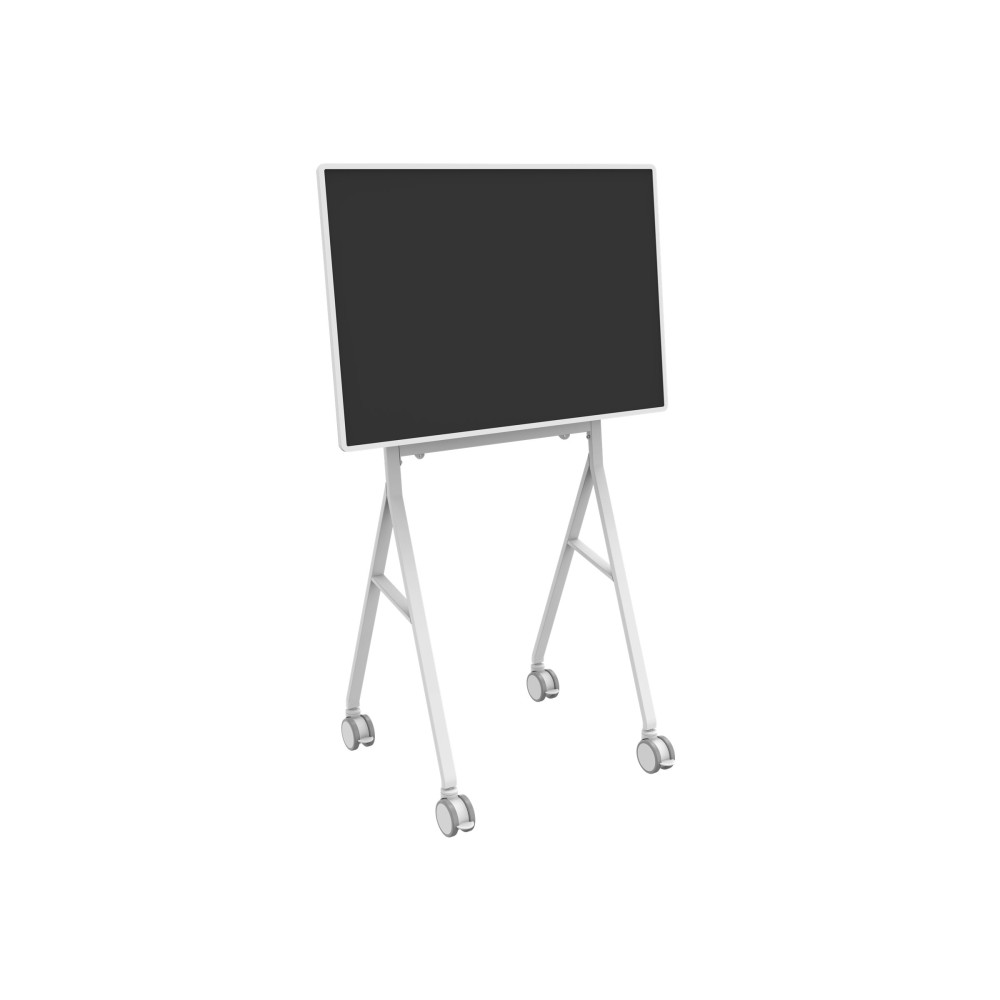 Produktbild för Vision VFM-F10 vagn - för platt panel - offwhite